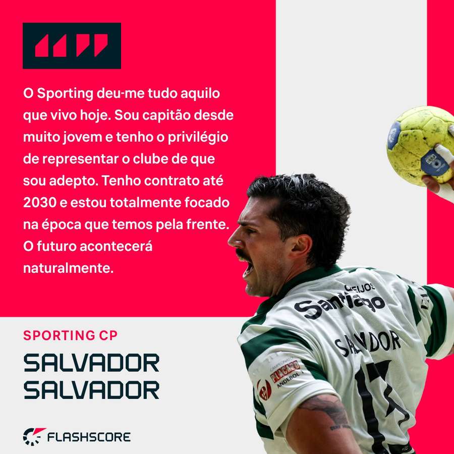 Salvador Salvador é um dos líderes do Sporting