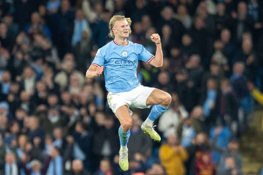 Erling Haaland a marcat golul cu numărul 35 în tricoul lui Manchester City în acest sezon