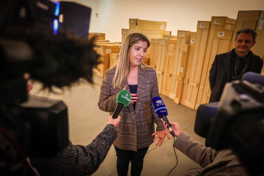 A ministra da Cultura, Juventude e Desporto, Margarida Balseiro Lopes