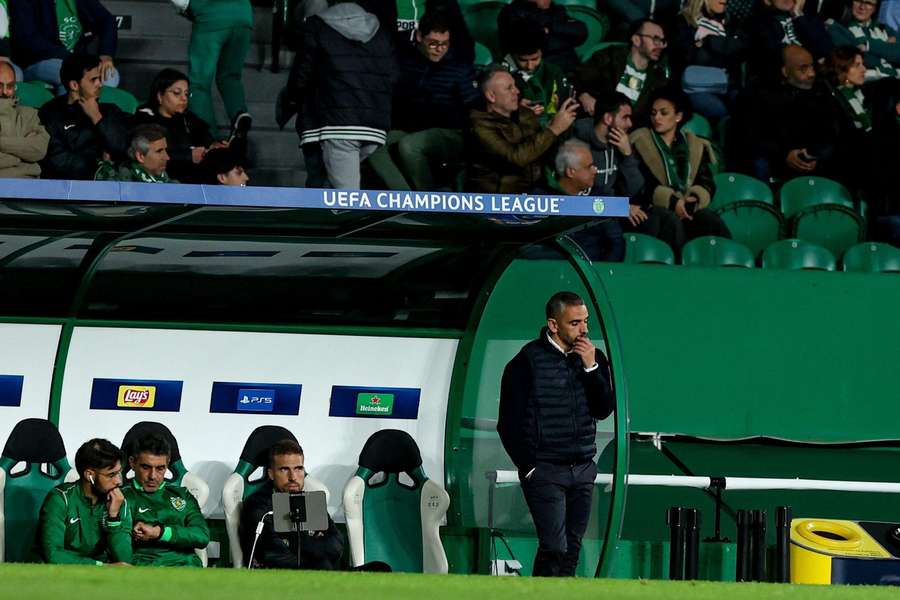 Rui Borges, treinador do Sporting