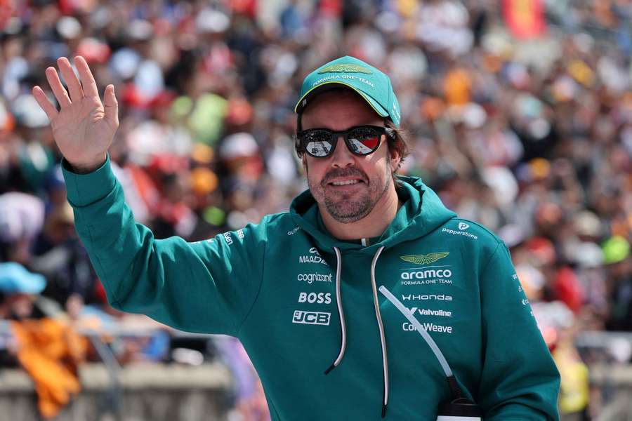 Fernando Alonso em ação