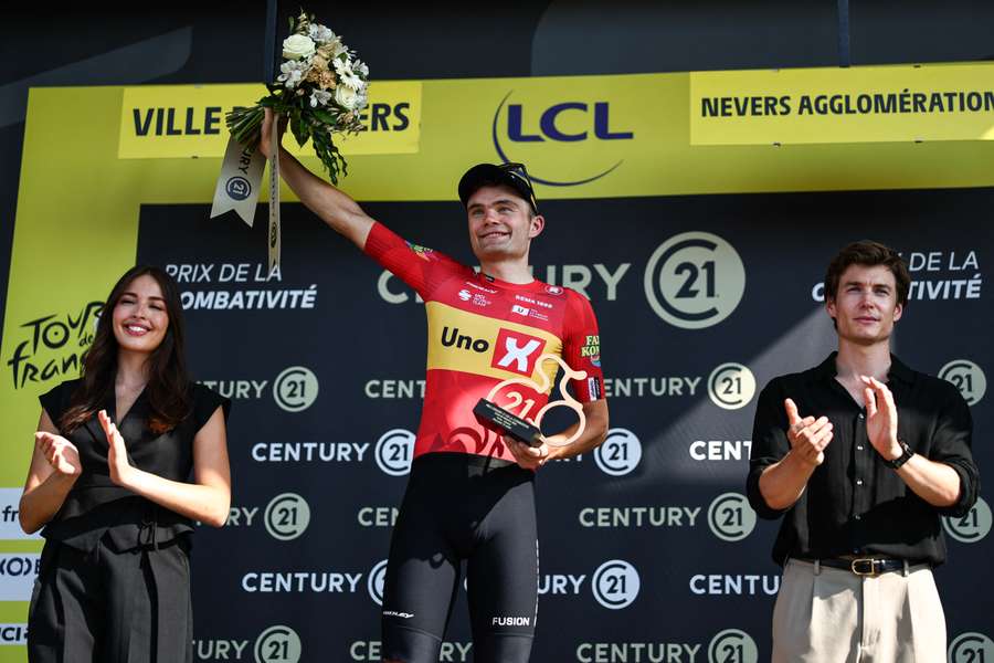 Un podium pour Anthon Charmig. Un podium pour Anthon Charmig.