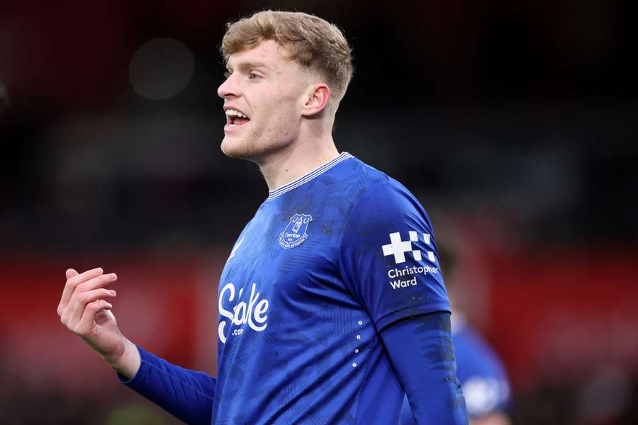 Jarrad Branthwaite during the Premier League match between AFC Bournemouth and Everton