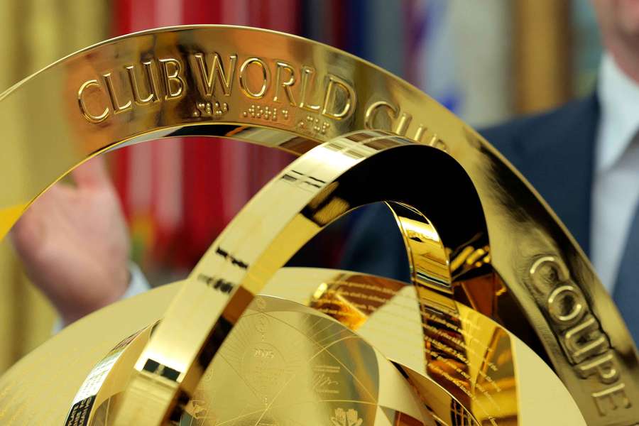 O troféu do Mundial de Clubes