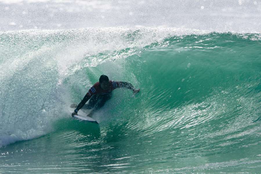 Praia de Supertubos, em Peniche Praia de Supertubos, em Peniche