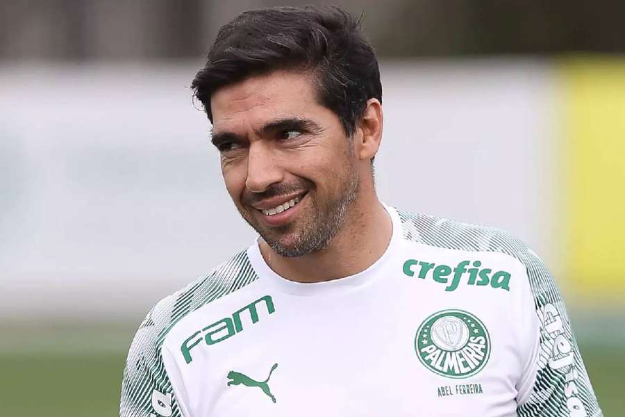 O vitorioso técnico português Abel Ferreira