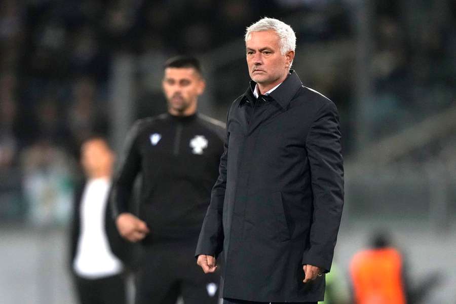 José Mourinho, treinador do Benfica