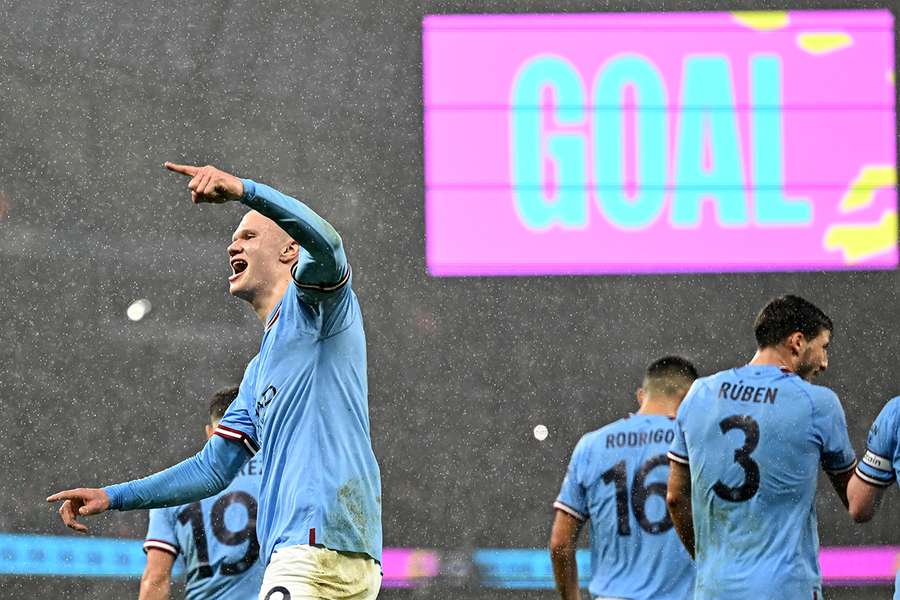 Haaland scored another hat-trick for City