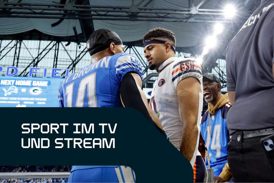 Sport live am Sonntag: Das St. Brown-Bruderduell ist das heutige NFL-Highlight aus deutscher Sicht.