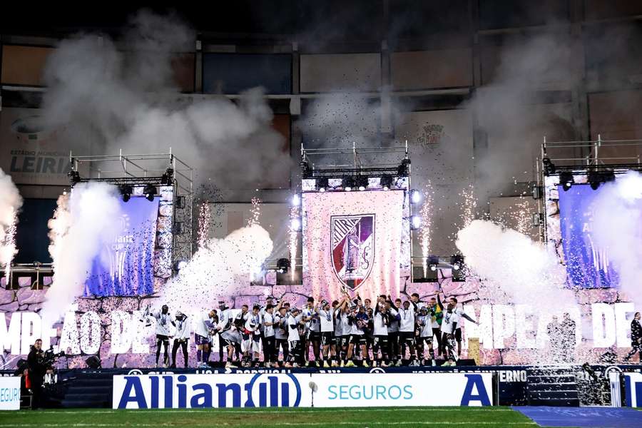 Vitória SC conquistou a Taça da Liga no último sábado, em Leiria