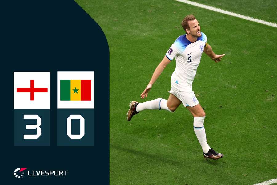 Anglie – Senegal 3:0. Albion probral gól Hendersona, další přidali Kane a Saka