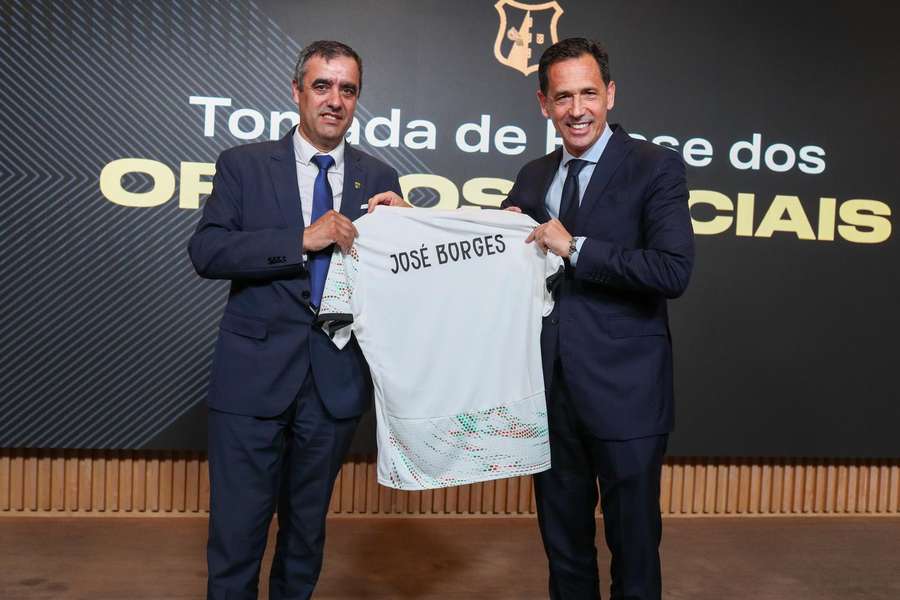 José Borges, novo presidente da APAF, com Pedro Proença, presidente da FPF