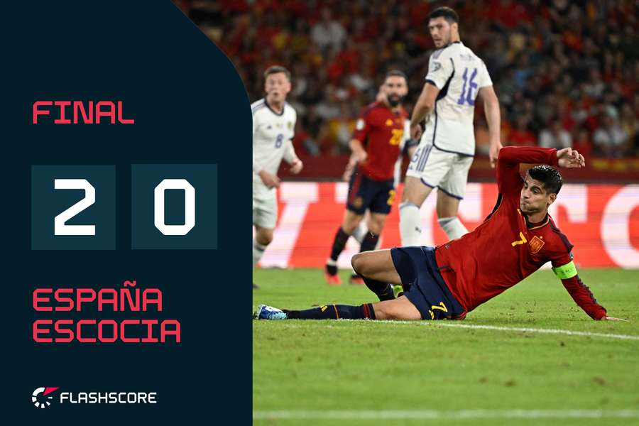 Final | España-Escocia: los goles de Morata y Sancet valen oro 