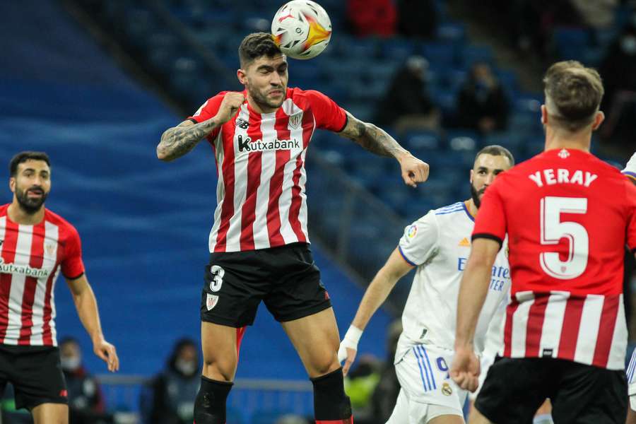 Unai Núñez, con la camiseta del Athletic antes de fichar por el Celta