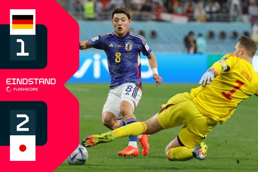 Japan zorgt voor tweede grote verrassing op WK voetbal met zege op Duitsland: 2-1