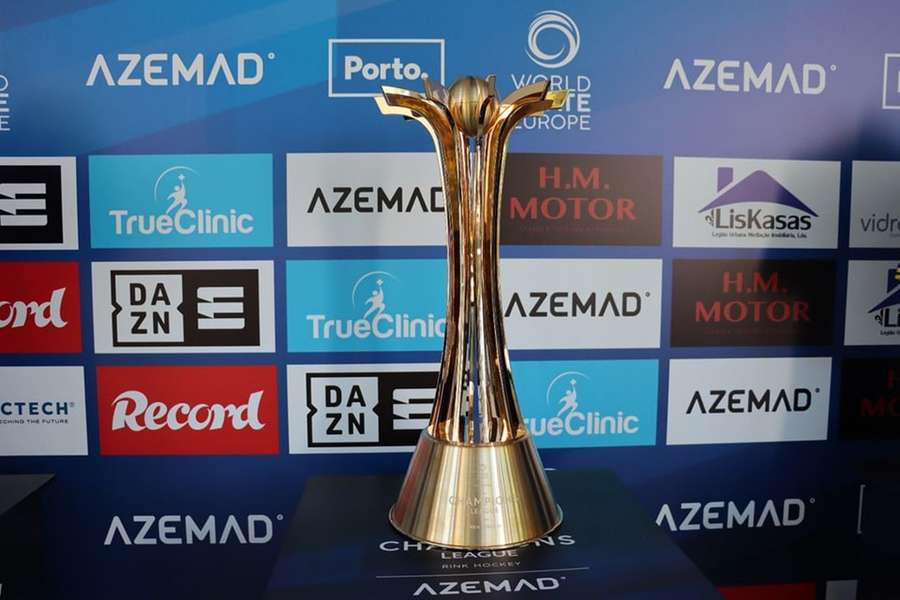 O troféu que será erguido por uma das equipas