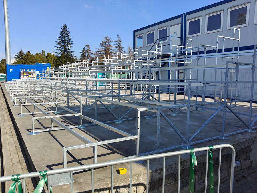 Nowa trybuna na stadionie Warty Poznań