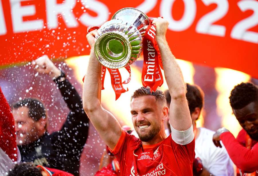 Henderson lifts the FA Cup
