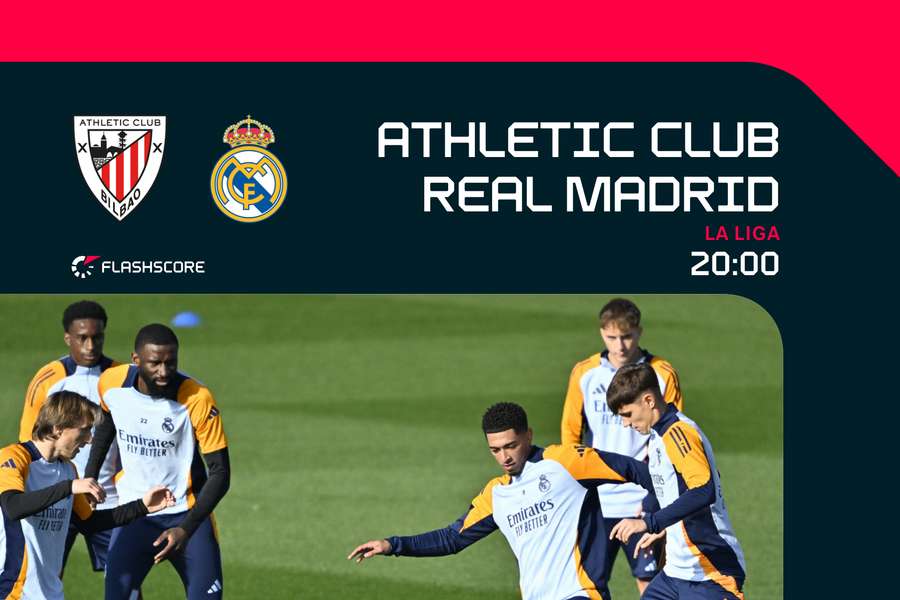 Jogadores do Real Madrid preparam duelo no País Basco
