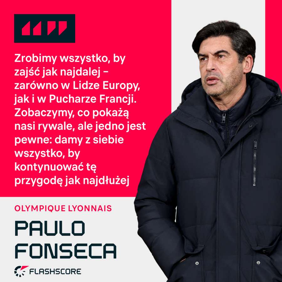 Paulo Fonseca dla Flashscore Paulo Fonseca dla Flashscore