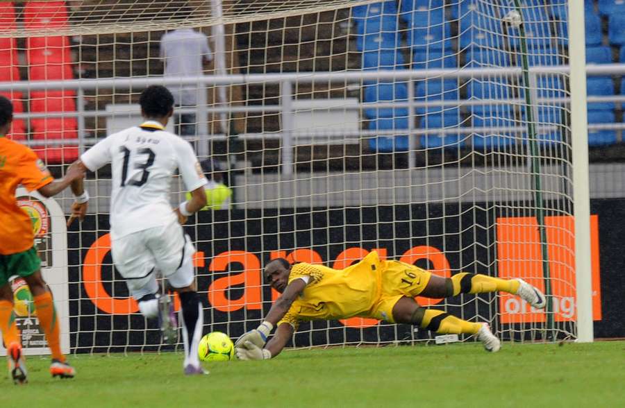 Kennedy Mweene saved a penalty in the semi-final against Ghana
