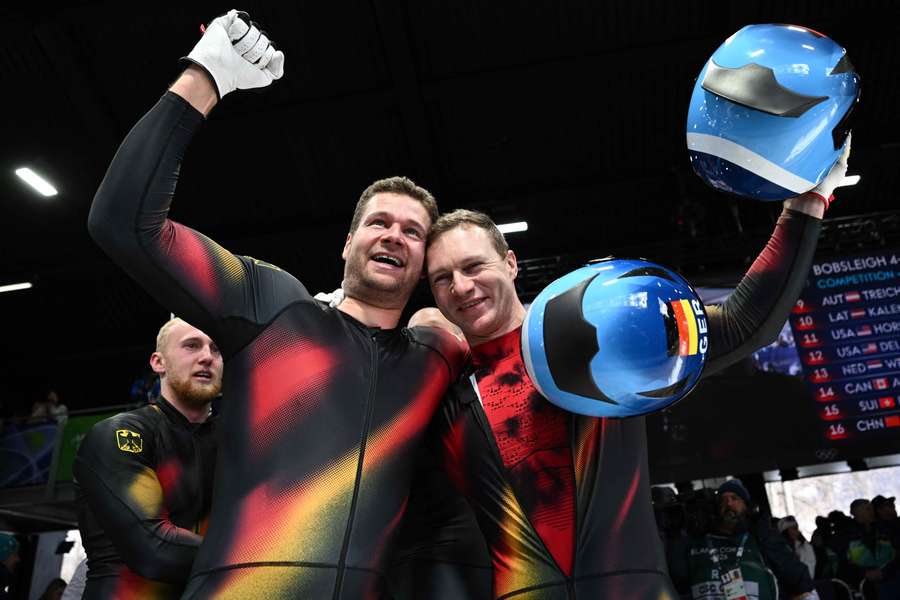 Lochner und Friedrich im Zielbereich. Lochner und Friedrich im Zielbereich.