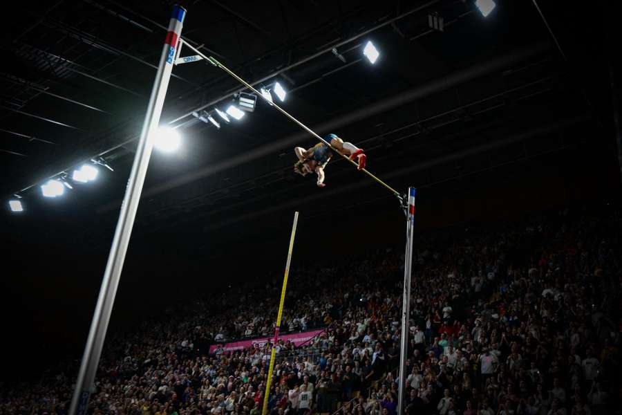 Sweden's Armand Duplantis competes 