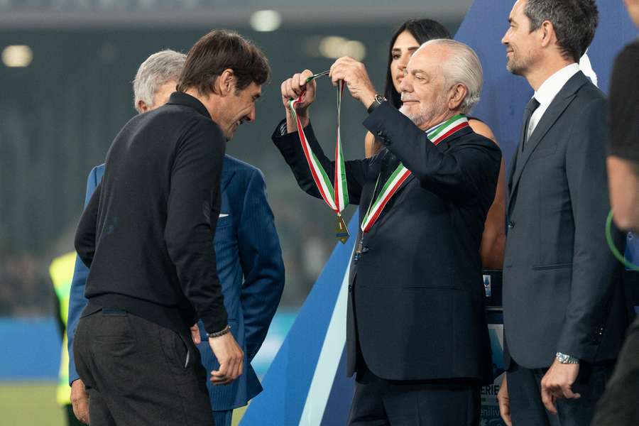 Tecnico e presidente campioni d'Italia