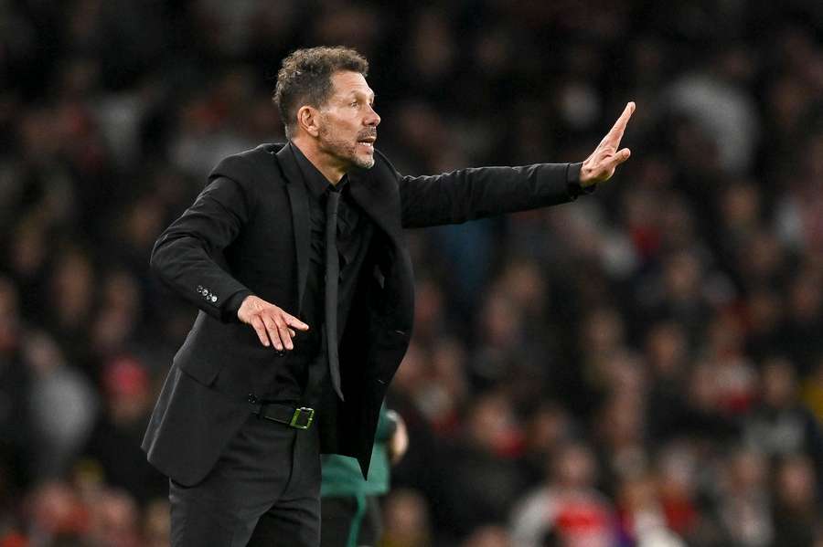 Diego Simeone, treinador do Manchester United