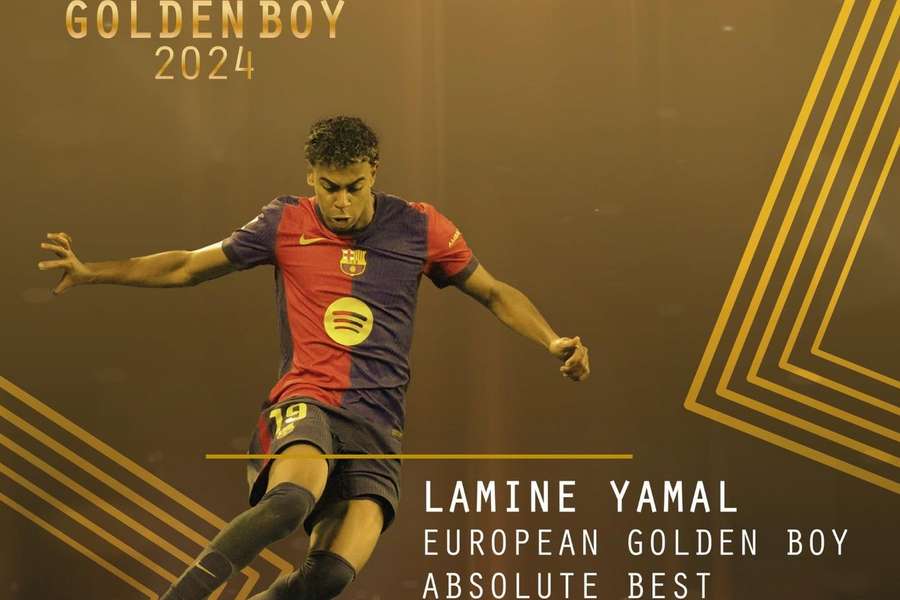 Lamine Yamal conquista prémio de 2024