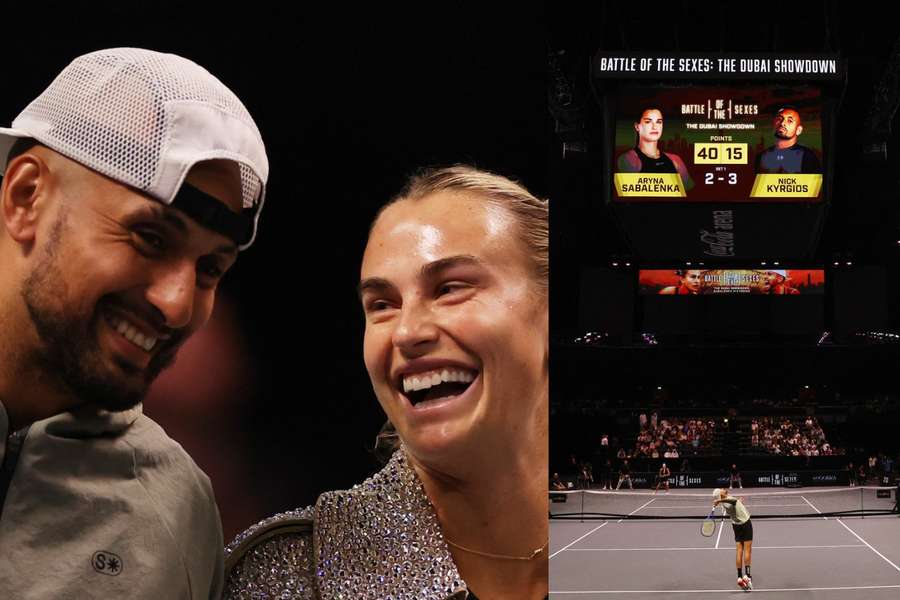 Nick Kyrgios o învinge pe Aryna Sabalenka în Bătălia Sexelor