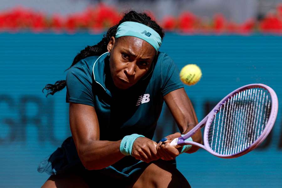 Coco Gauff permanece viva na chave do WTA 1000 de Madri