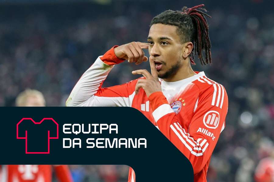 Michael Olise brilhou com nota perfeita de 10 pelo Bayern Munique