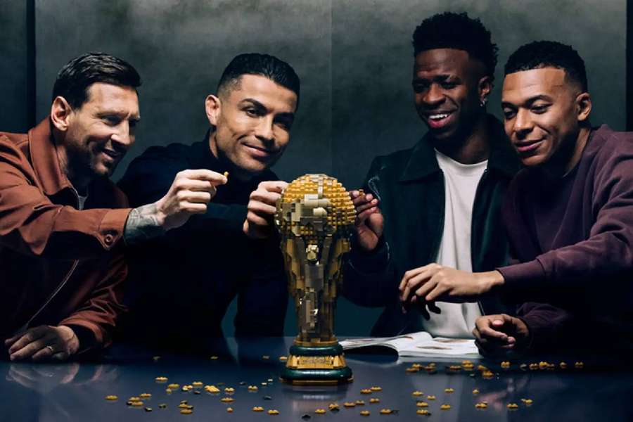 Messi, Ronaldo, Mbappe și Vinicius, reuniți într-o campanie LEGO virală
