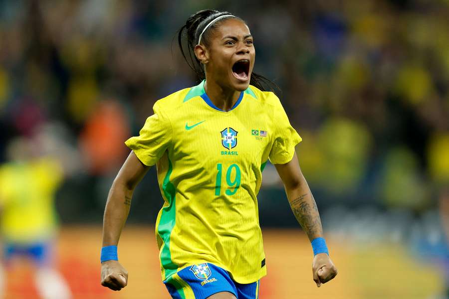 Tainá Maranhão fez um dos gols do Brasil diante dos EUA