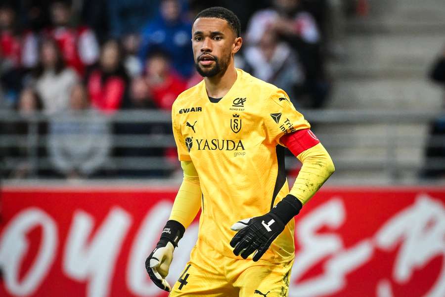 Yehvann Diouf com o Reims na Ligue 1.