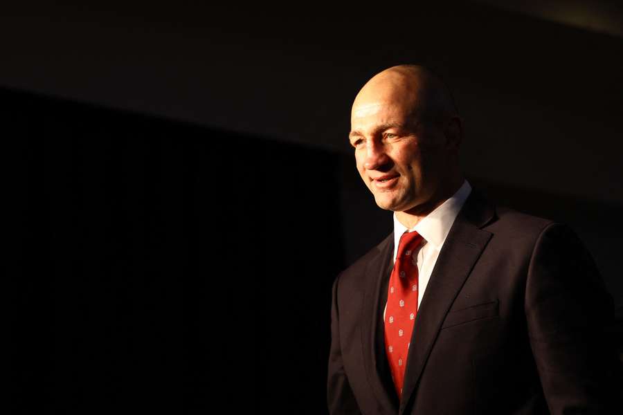 Steve Borthwick during Monday's launch for the Six Nations