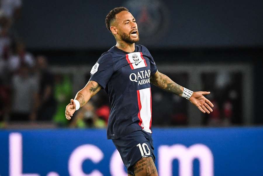 Neymar netted his sixth goal of the season as PSG stuttered against Monaco