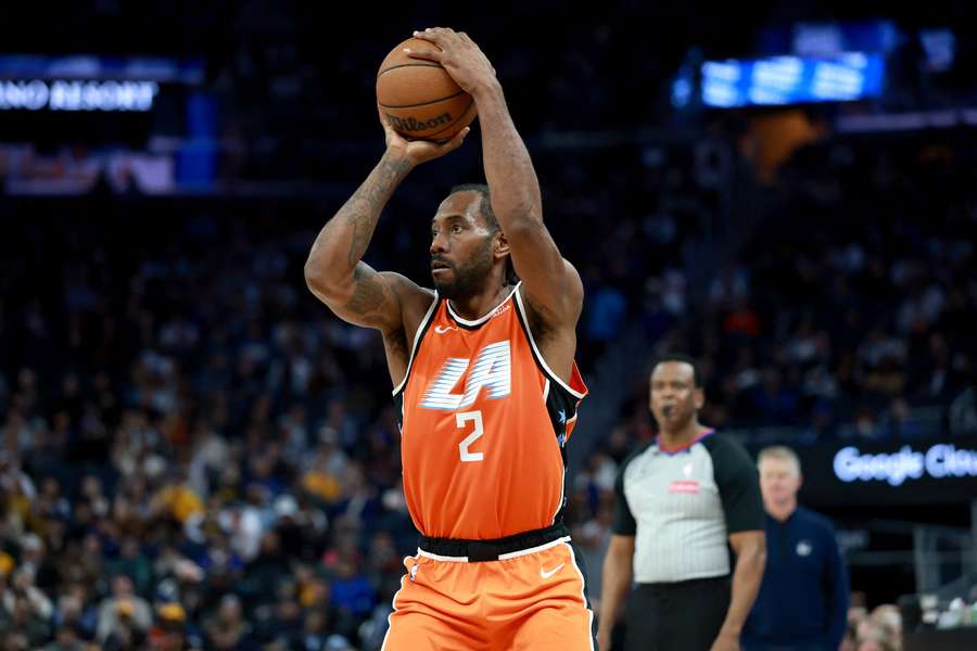 Kawhi Leonard, en un partido de los Clippers Kawhi Leonard, en un partido de los Clippers
