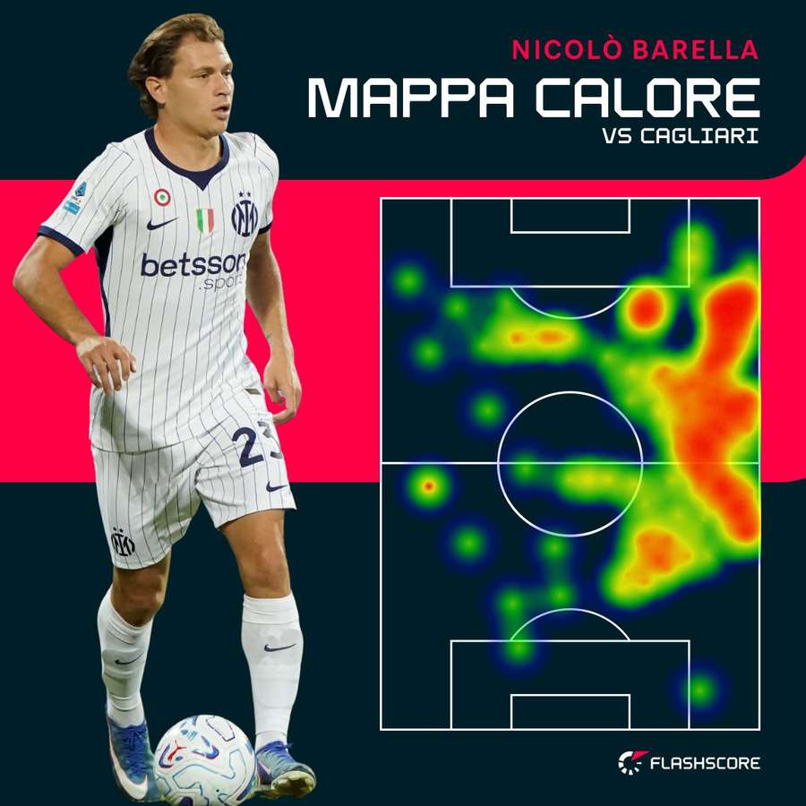 La zona d'influenza del campione nerazzurro