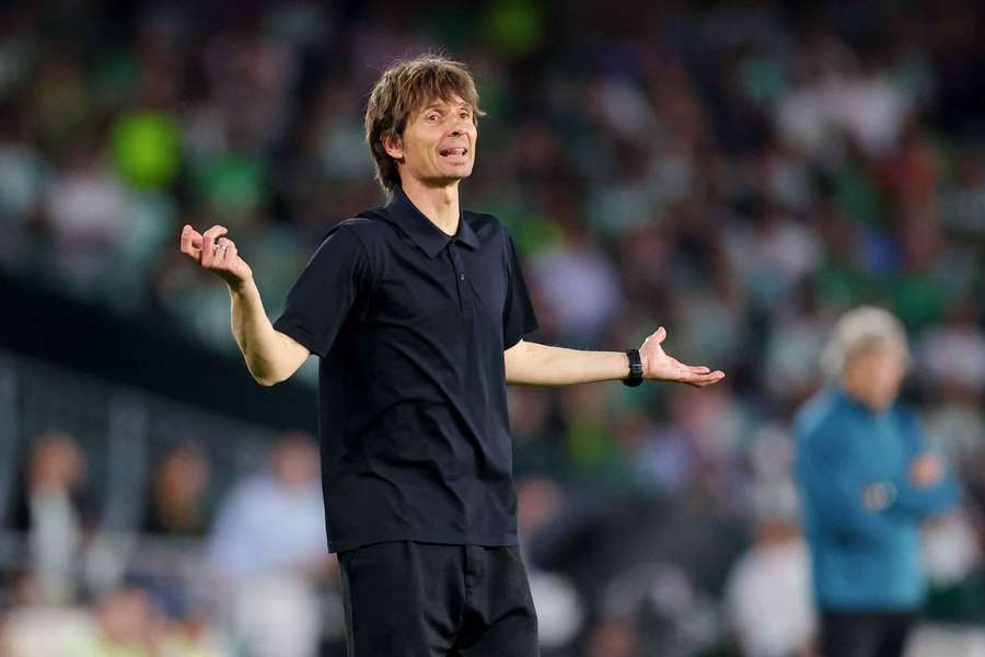 Álvaro Rubio, durante la derrota frente al Betis.