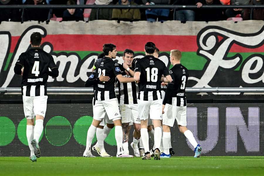 Jizz Hornkamp is met vijf doelpunten één van de drie clubtopscorers van Heracles Almelo