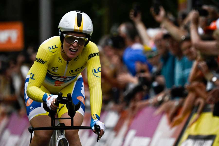Charlotte Kool lors du Tour de France 2024.
