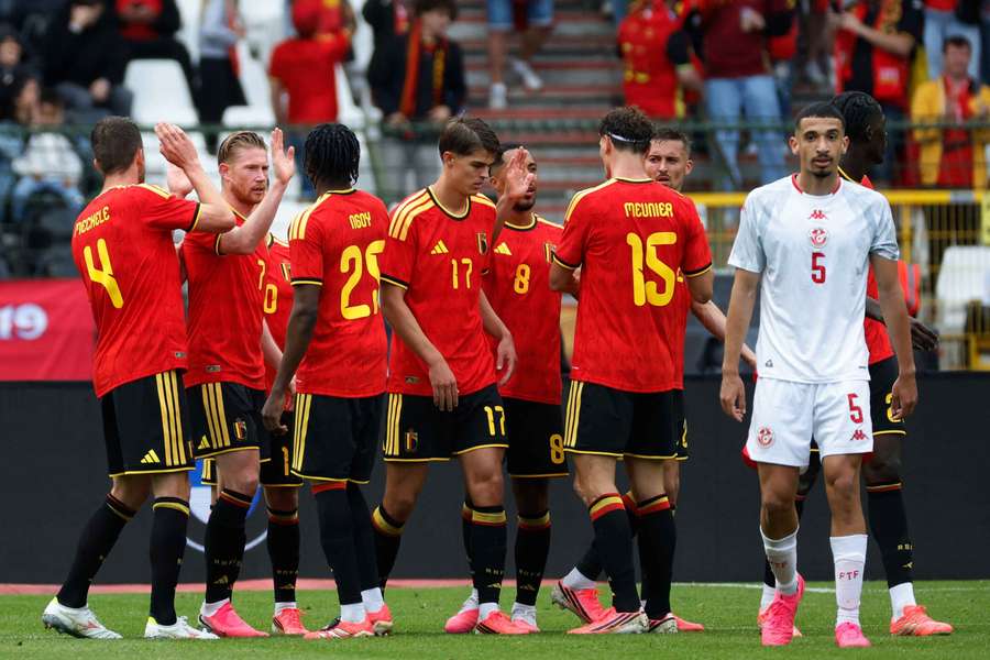 Belgickí futbalisti nepripustili proti Tunisku žiadne zaváhanie.