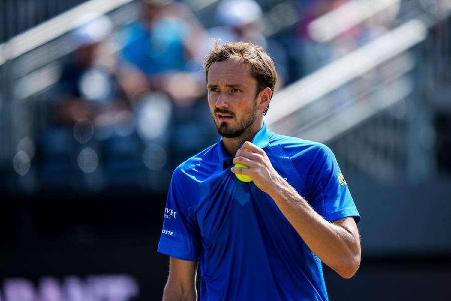 Medvedev in action at Halle
