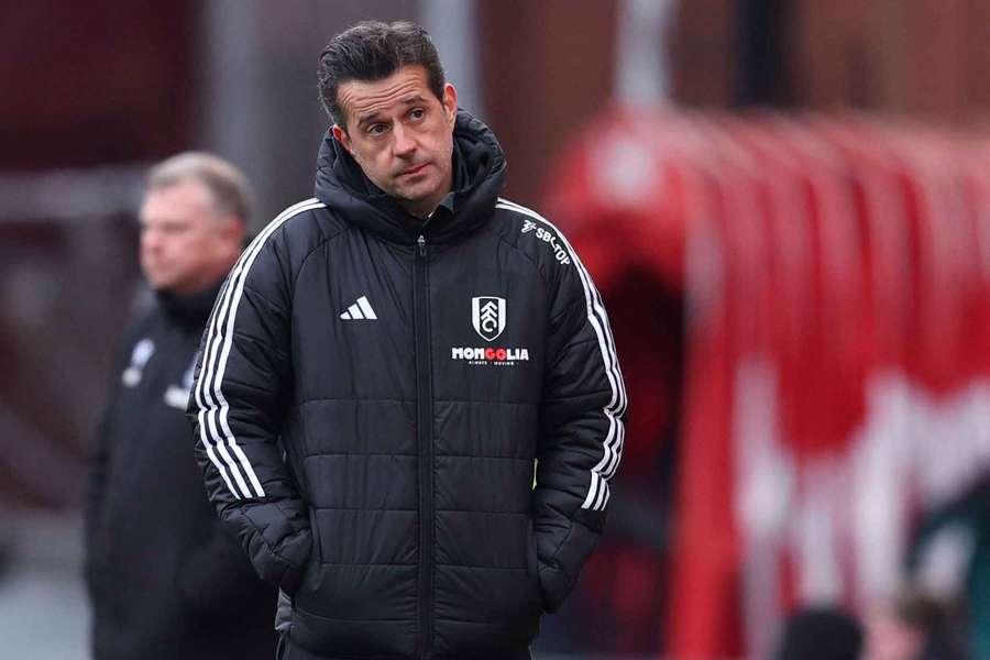 Marco Silva no banco do Fulham