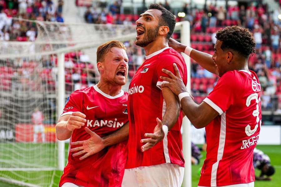 Vangelis Pavlidis scoorde vorig jaar de 1-0