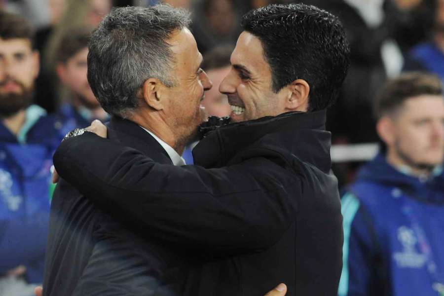 Enrique (l.) und Arteta haben in ihren Jobs Besonderes geschaffen