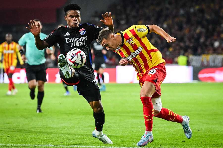 Gift Orban lors de la rencontre face au RC Lens en septembre. 