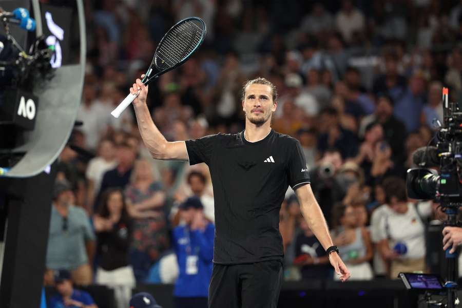 Ging eine haarige Wette ein: Alexander Zverev. Ging eine haarige Wette ein: Alexander Zverev.